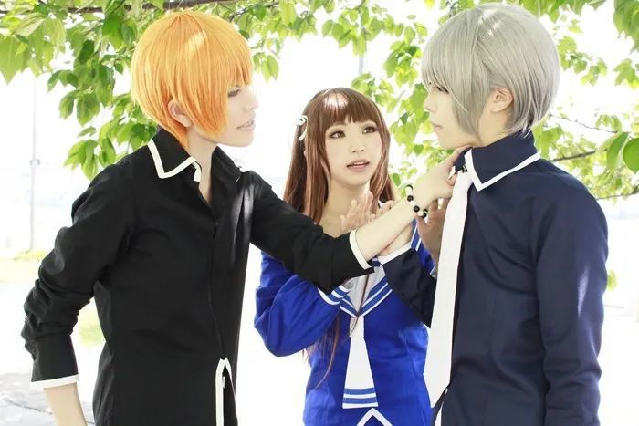 cosplay水果篮子草摩夹kou日本小姐姐超可爱出演sss