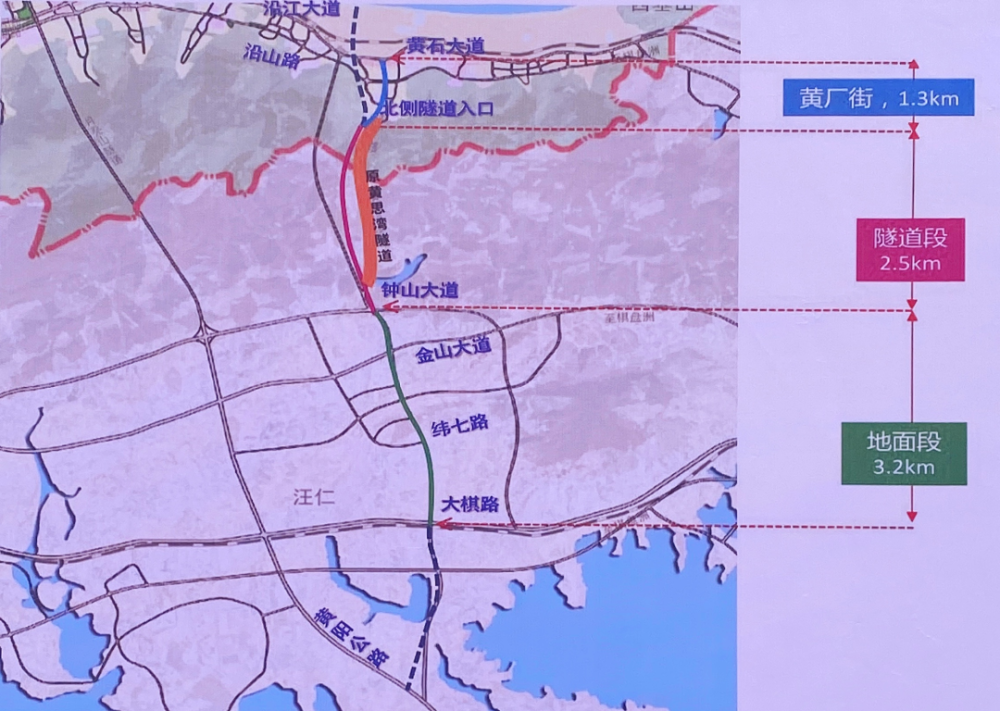 双向六车道这里将新建两条隧道