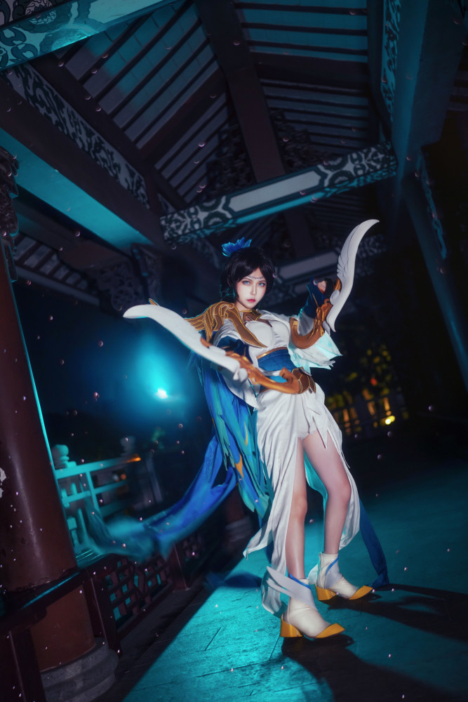 王者荣誉虞姬云霓雀翎cosplay