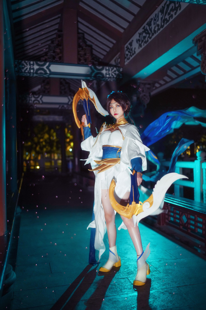 王者荣誉虞姬云霓雀翎cosplay