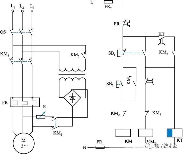 电气基本控制电路图:7种三相异步电动机电路