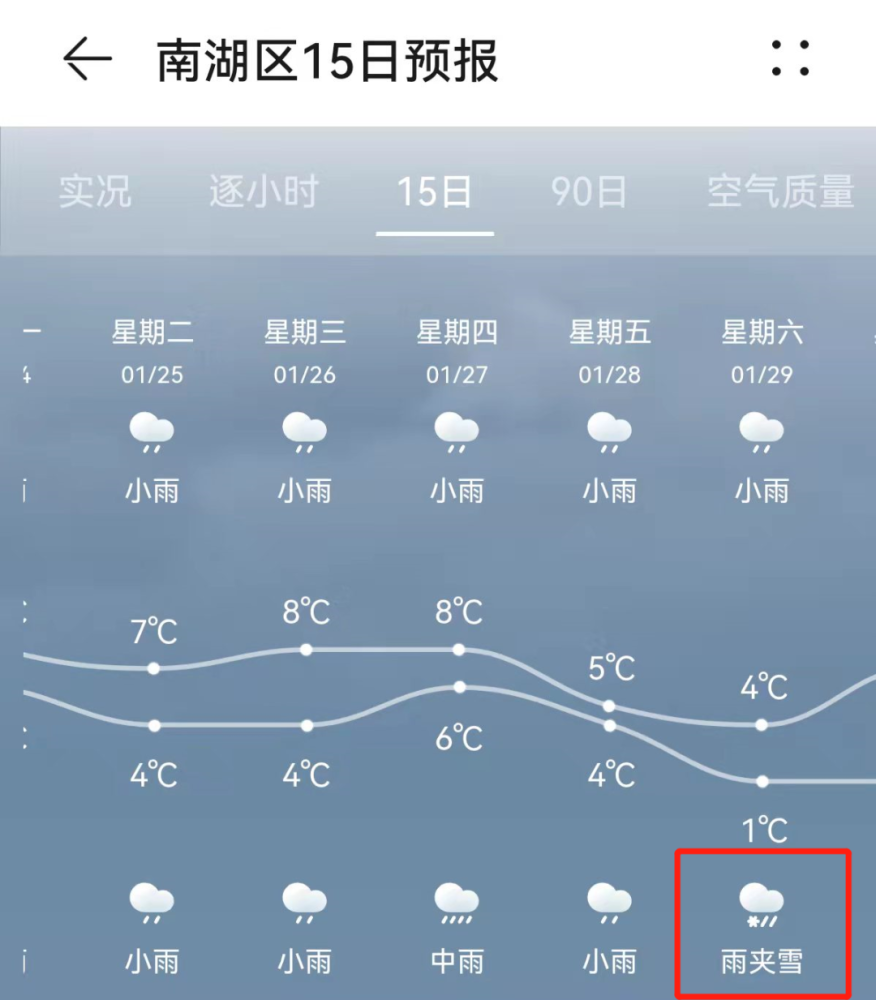 大范围雨雪天气上线嘉兴要连下9天雨一直下到过年还要下雪