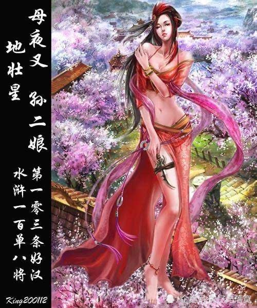 其父孙元外号"山夜叉,故而绰号"母夜叉.