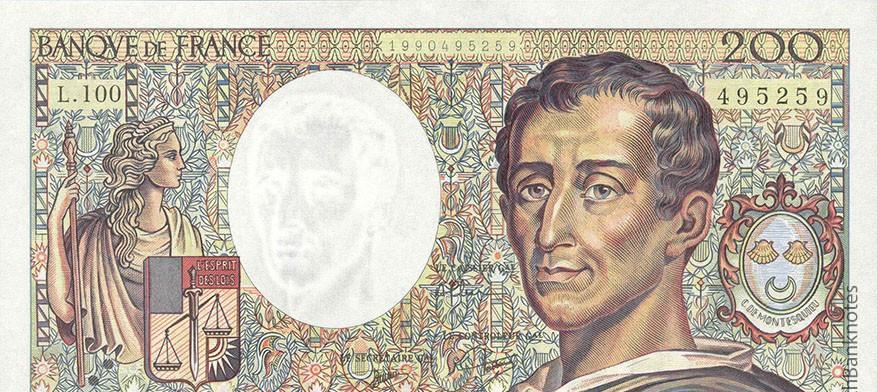 法国纸币上的人物你都认识吗盘点法郎钞票上的20多位名人