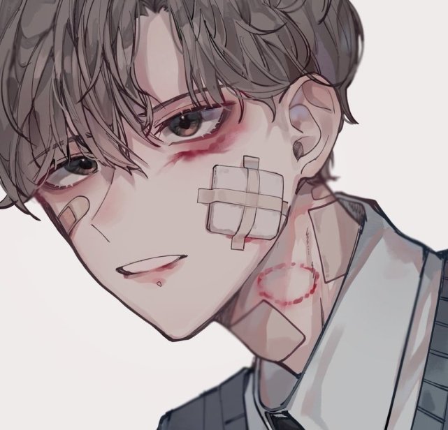 90张动漫男生头像,emo冷漠男头