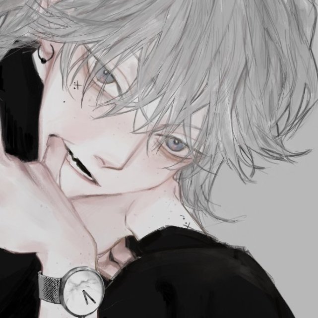 90张动漫男生头像,emo冷漠男头