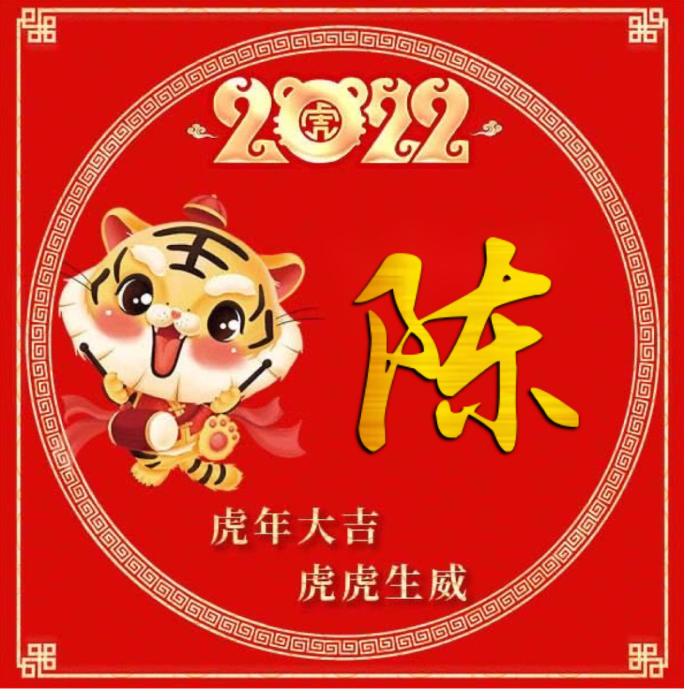 2022年新年姓氏头像来了