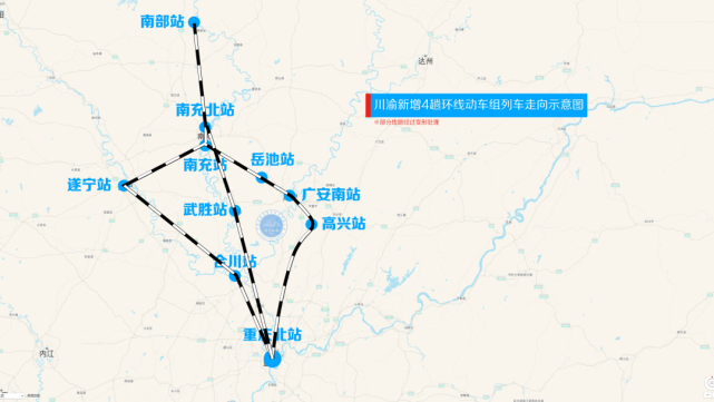 岳池等地区与重庆间的融入广安,高兴,南部,武胜将快速拉近潼南,合川