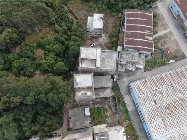 违法搭建的6栋房屋实施强制拆除位于龙山镇鹤田村地段龙山镇对土地卫