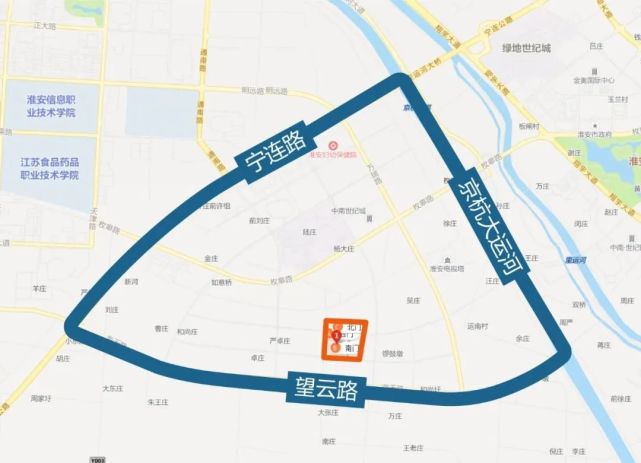 清河开明中学04地址:淮安市清河新区水渡口大道126号施教区:古黄河