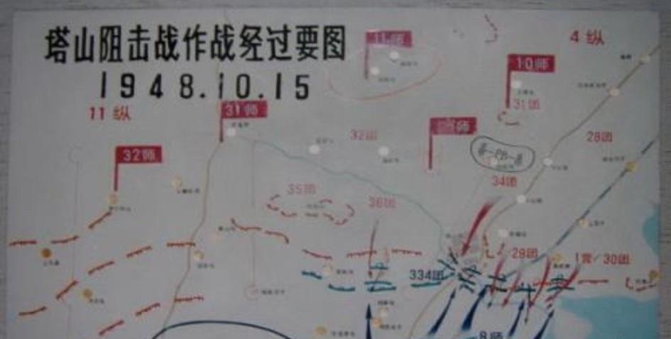(塔山狙击战地图)塔山,没有塔也没有山.