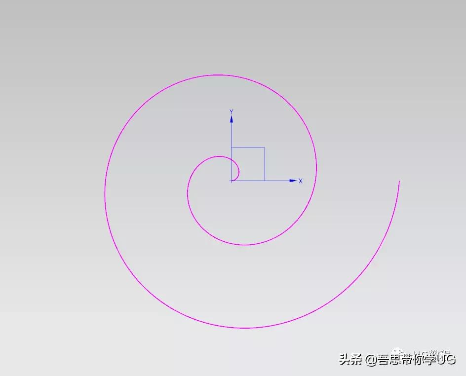 ugnx如何绘制阿基米德螺旋线艺术样条还是函数表达式