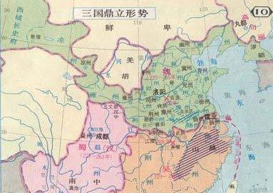 为啥地图看上去三国都差不多大可魏国实力却是要强一些呢