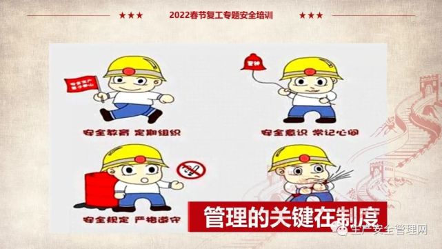 最新发布:2022春节节后复工安全培训,工作方案,检查重点