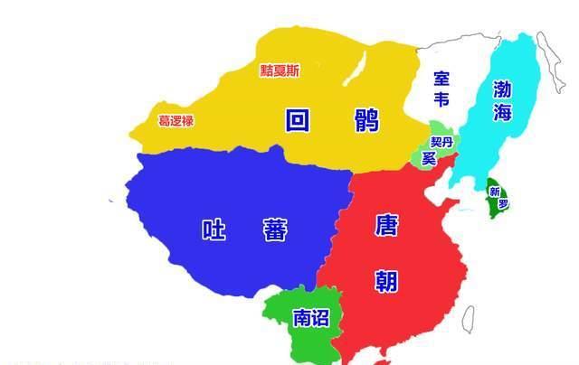 840年之后,吐蕃和回鹘汗国都瓦解了,而唐朝却还继续苟延残喘.