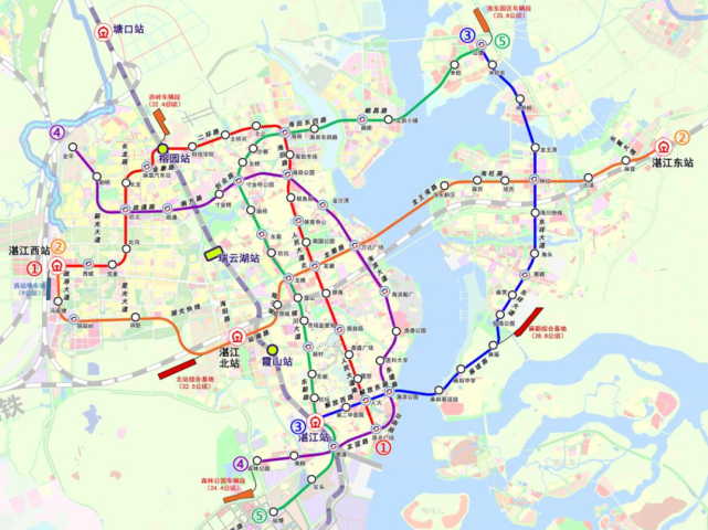 关于地铁修建这并非首次地铁线路规划,早在2018年就有湛江城市轨道