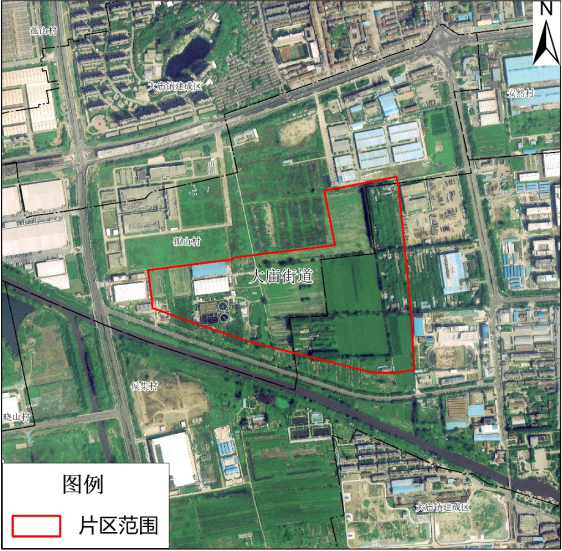 大庙街道房亭北(二)片区方案成片开发片区范围涉及孤山村,张庄村,大