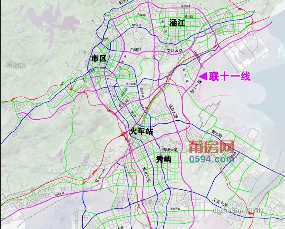 联十一线示意图▍来源:莆房网,网络综合▍编辑:莆田大鱼网(id:ptdyw