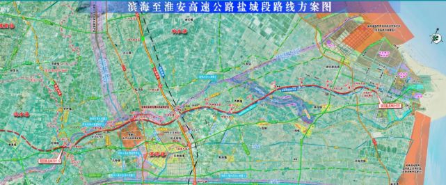 滨淮高速盐城段建设迎来新的进展全长65公里力争2024年建成通车