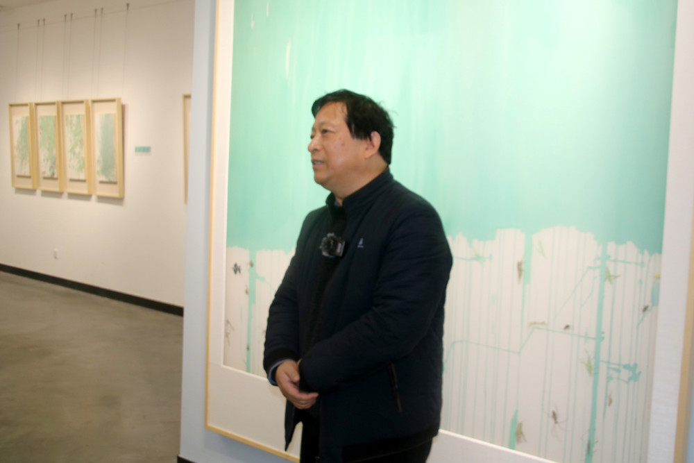 新绿初萌春意浓芳华李恩成中国画作品展在苏州开幕