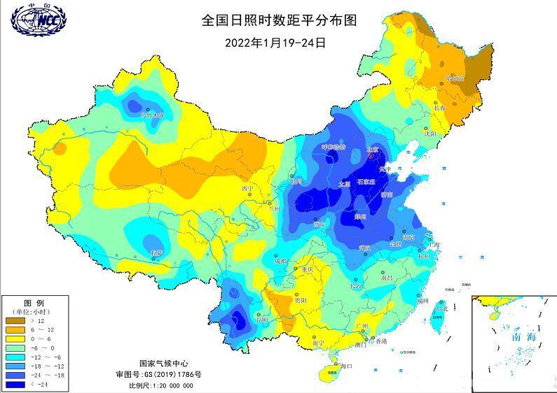 免费体验华北终于拨云见日气温同步升郑州6天累计日照时数为0