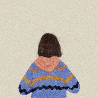 让人心动的动漫女生背影头像动漫头像