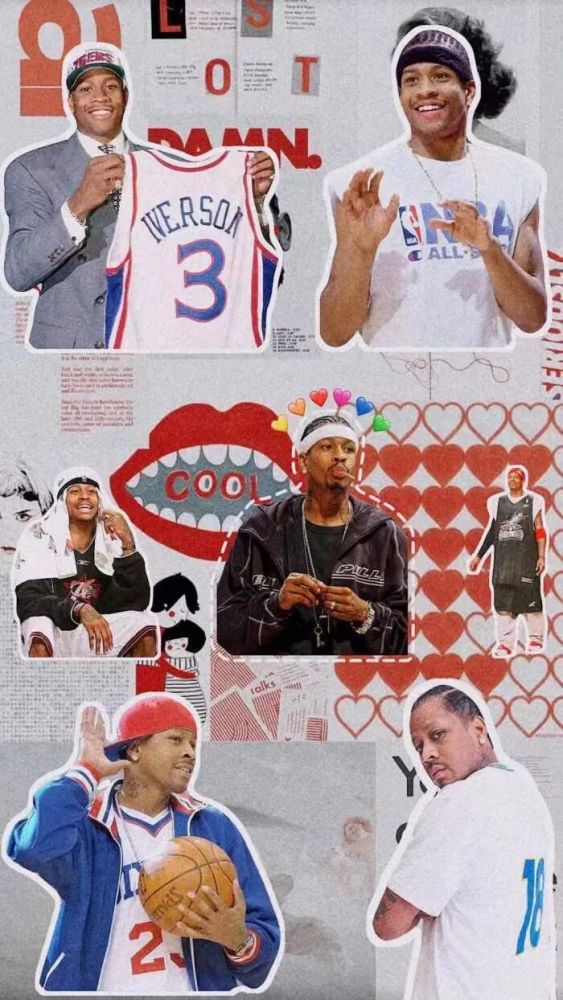 nba壁纸丨球星拼图风格