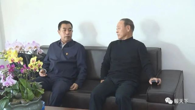 孟鑫任成姜兴业走访慰问区级退休老领导