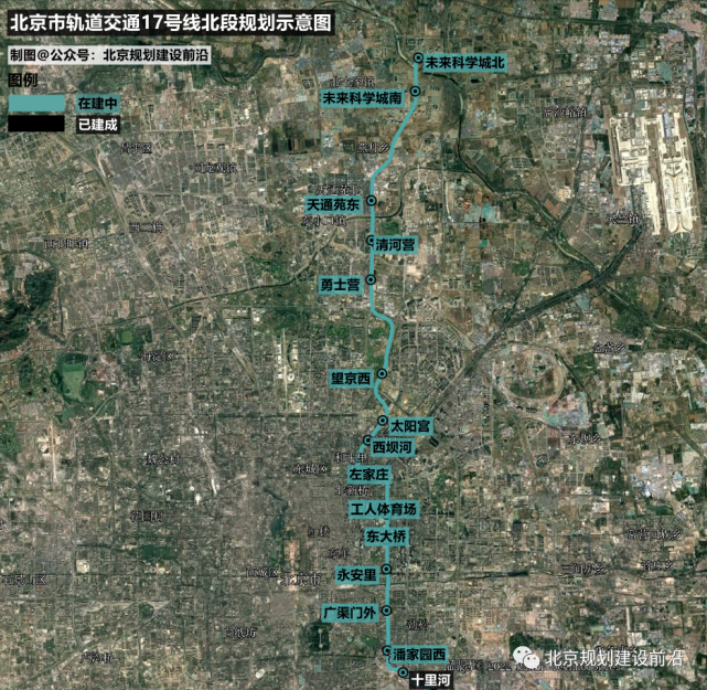 2022年北京在建地铁11条,其中包括2个新建项目,附高清线路规划图