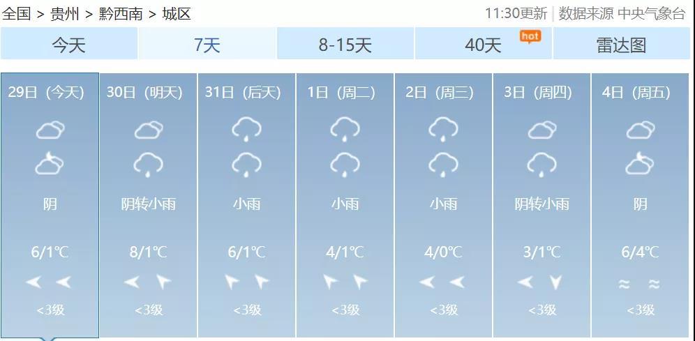 冷冷冷贵阳要下雪春节天气预报来了