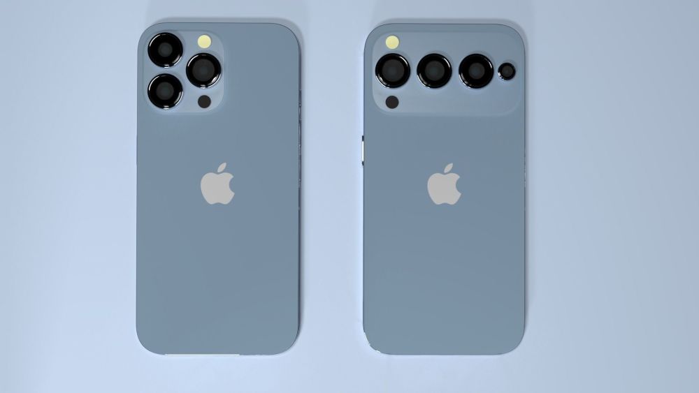 iphone14promax渲染图令人意外的5镜头设计换个思路赚果粉钱