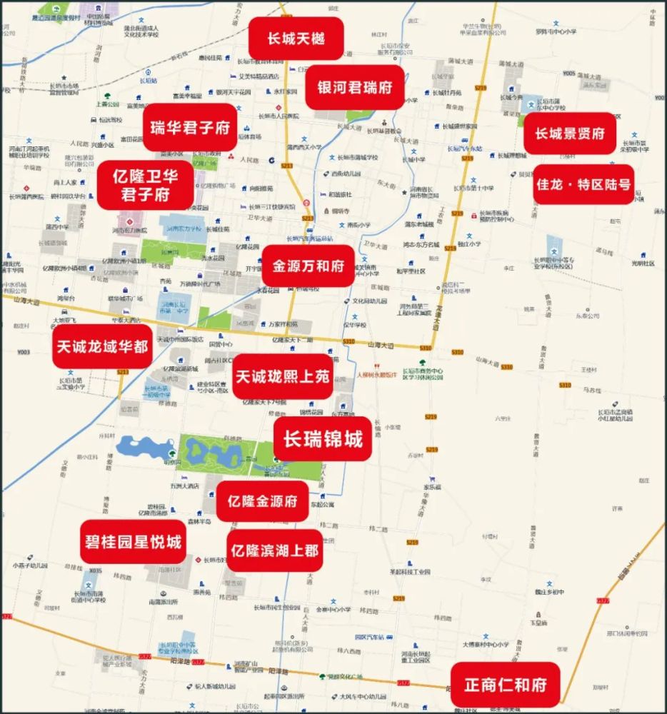 2022年长垣新盘地图出炉货多量足请你慢慢挑