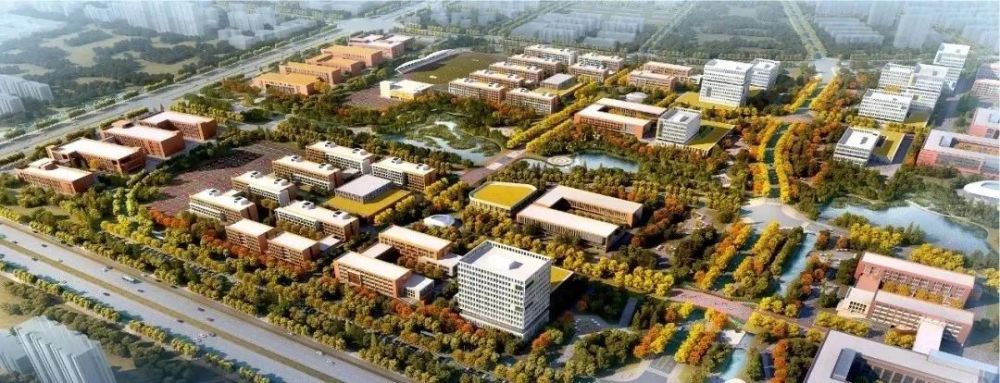 榆林学院新校区项目位于榆林科创新城核心区,规划用地总面积3540亩