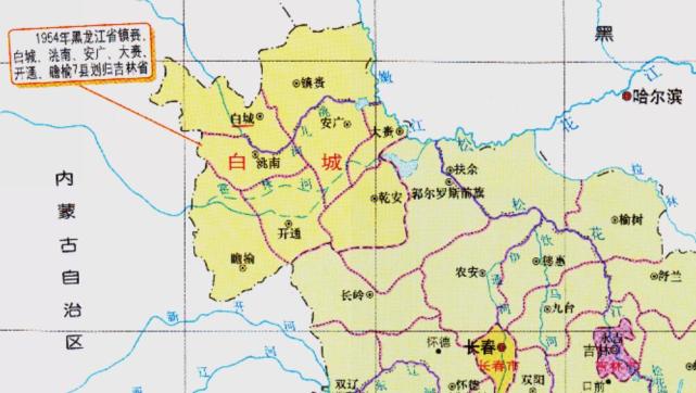 黑龙江与吉林的区划变动,黑龙江省7个县,为何划入了吉林省?