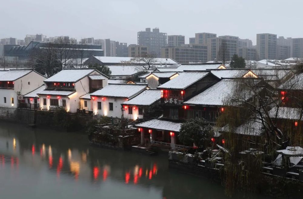 春节迎瑞雪江南雪景图上线