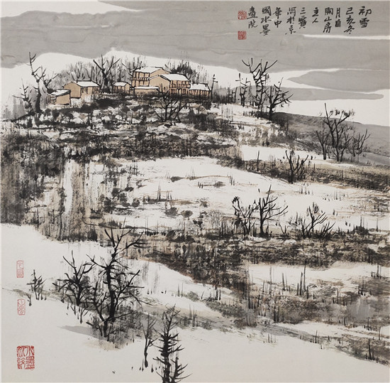 何三宝勤勉而有灵性的当代山水画家