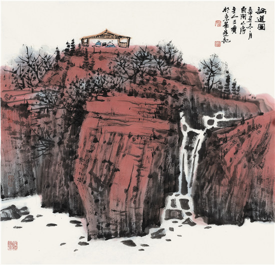 何三宝勤勉而有灵性的当代山水画家