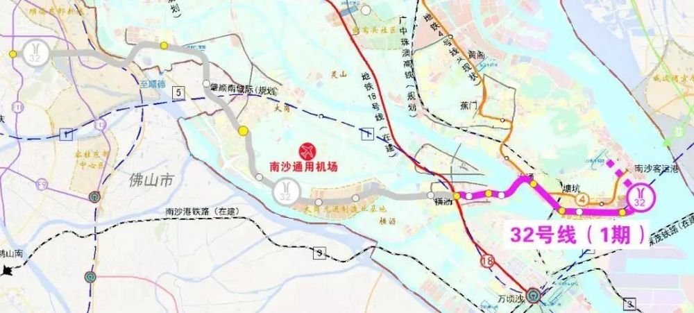 广州市南沙区3条地铁规划送审最快或在今年开建