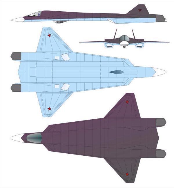 苏联米格37b"雪貂":意大利模型厂testors猜想的苏联隐身战斗机,参考