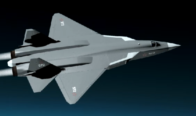 意大利模型厂testors猜想的苏联隐身战斗机,参考对象是f-1174