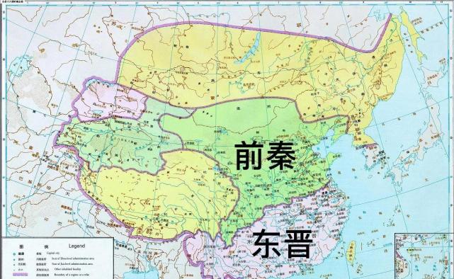 公元265年司马炎取代曹魏建立晋朝史称西晋,西晋承袭曹魏的领土,280年