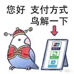 表情包叮咚新年小鸟来啦