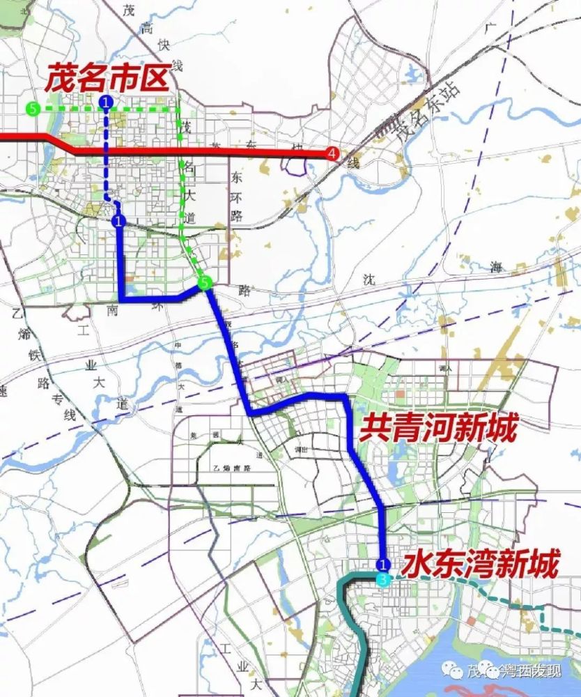 湛江建轨道交通消息刚公布茂名也要建轻轨了