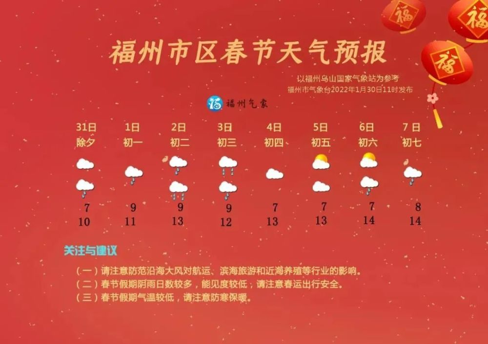 太刺激低温大雨长乐未来几天天气