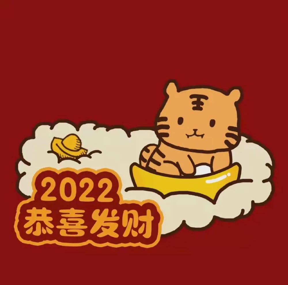 2022虎年朋友圈背景图