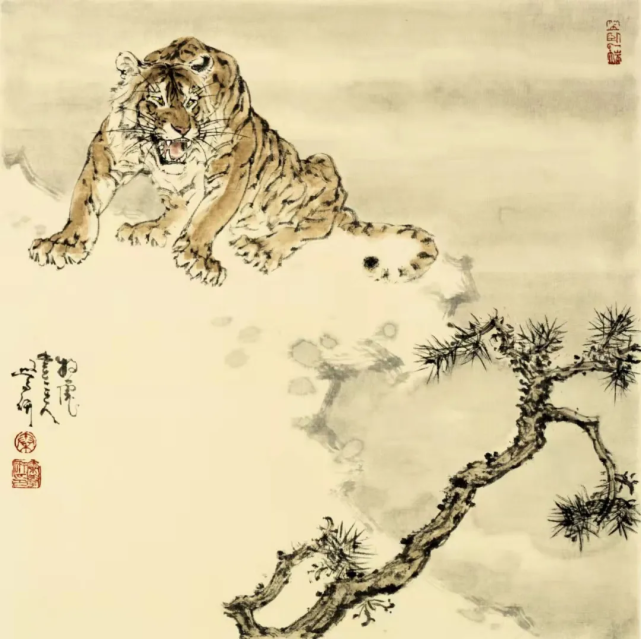 虎虎生威—秦学研中国画作品展