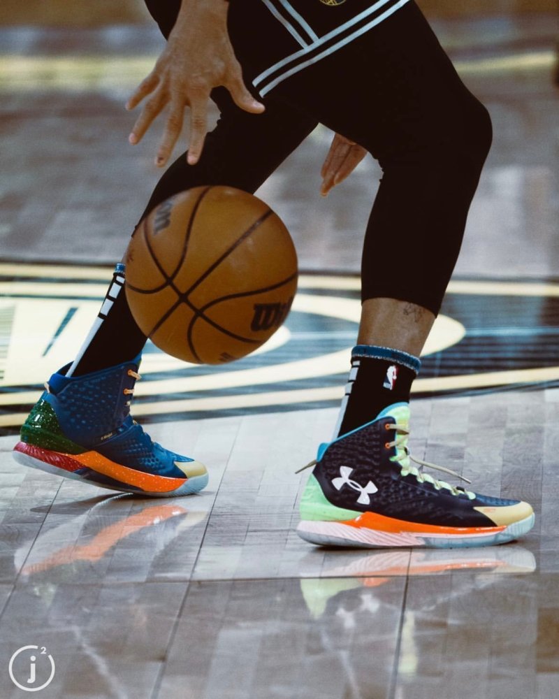 库里今日上脚themuseumdcxcurry1