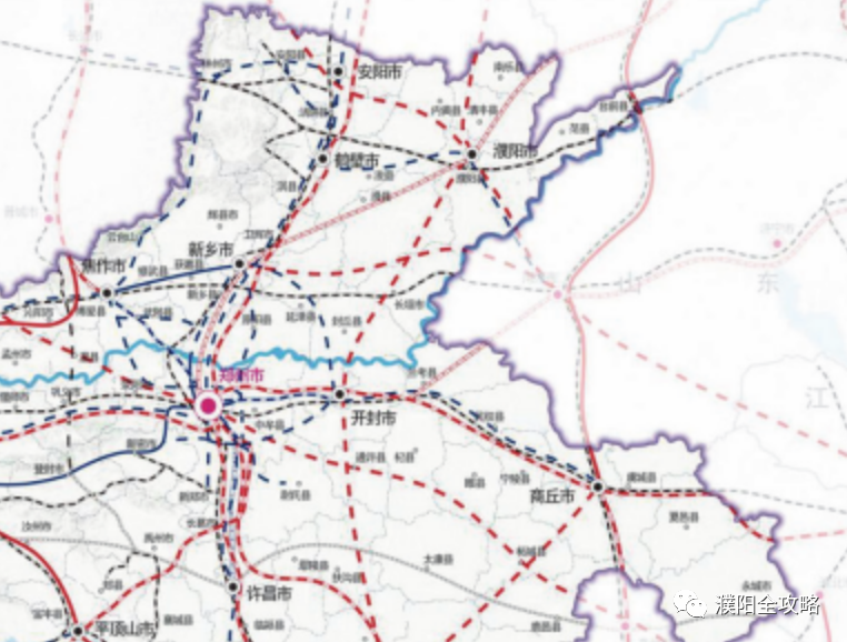 重磅河南十四五铁路规划出炉涉及濮潢3条高铁