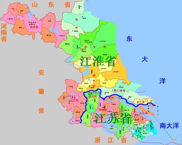 山东与江苏的区划变动山东省的8个县为何划入了江苏省
