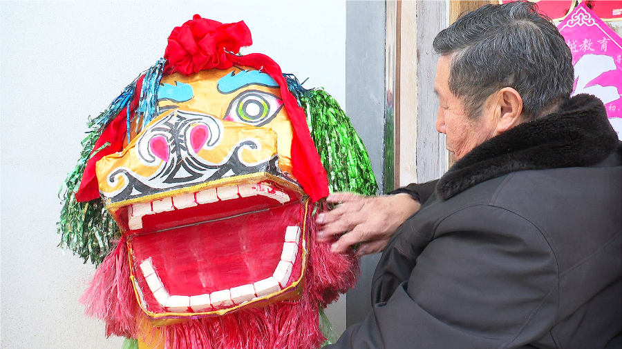 年味浦口手狮舞动迎新纳福